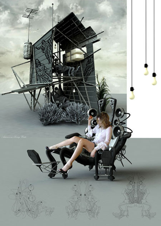 Illustration for article titled Autonomous Living Unit Crams An Entire Home Into a Chair